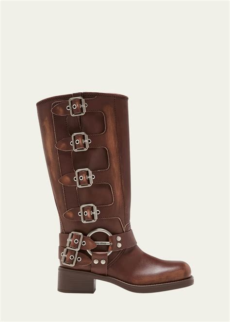 boots miu miu|miu biker boots.